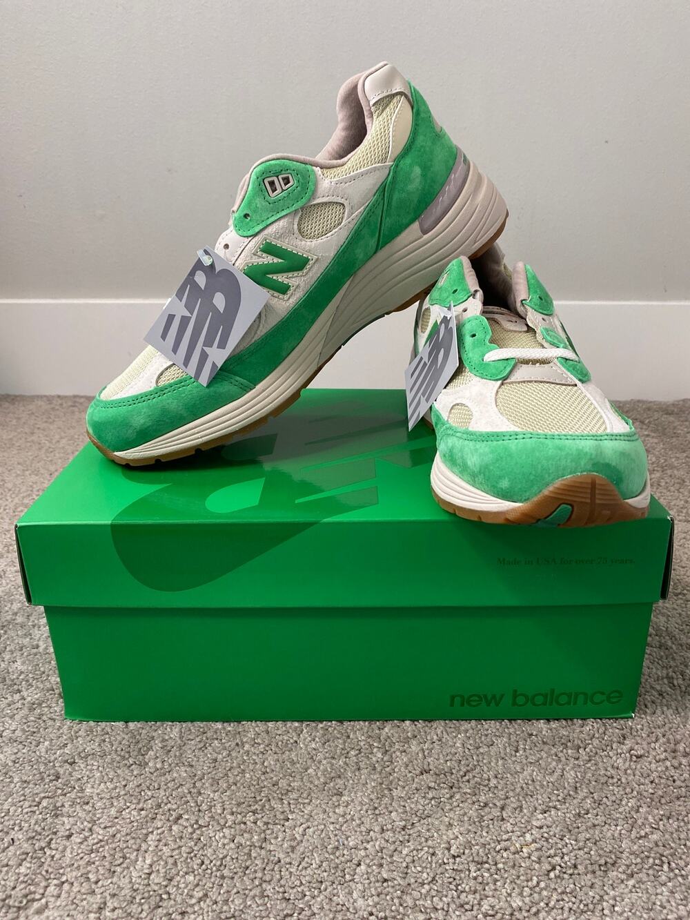 New Balance 992 Every Now and Then Westbound Mint Gum Men's 10 New Box